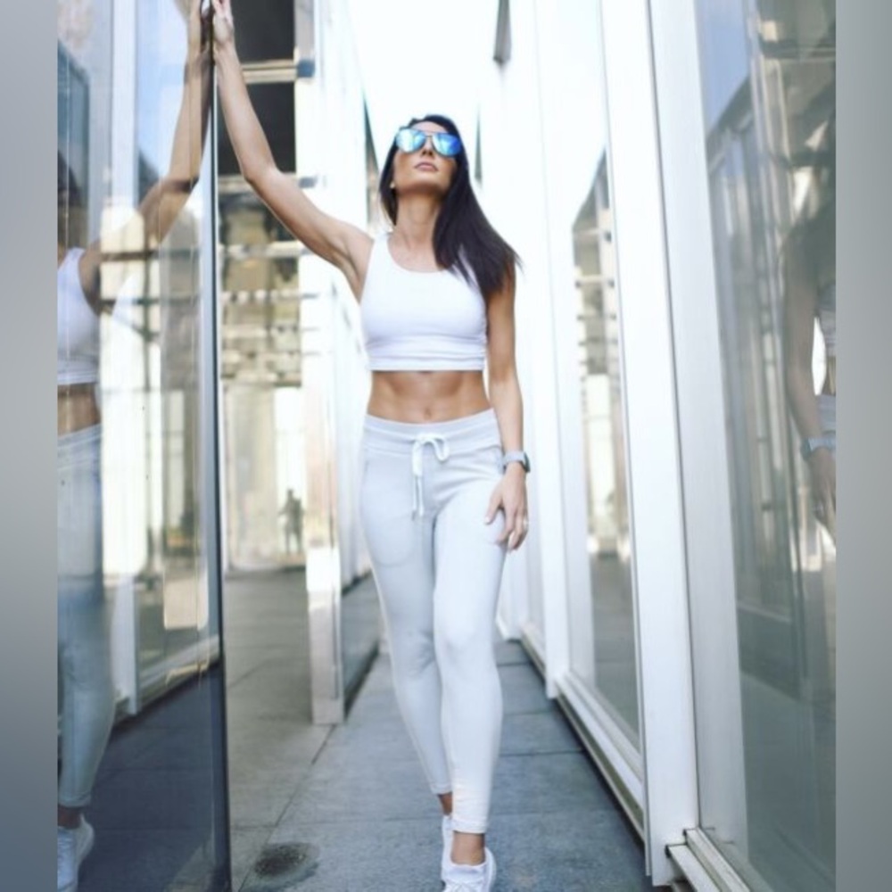 Light grey jogger pants